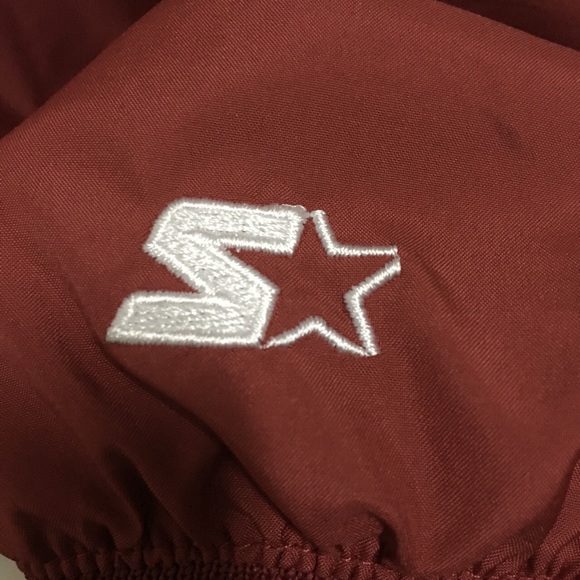 Starter Arkansas Razorbacks Track Jacket Pullover - Picture 2 of 4